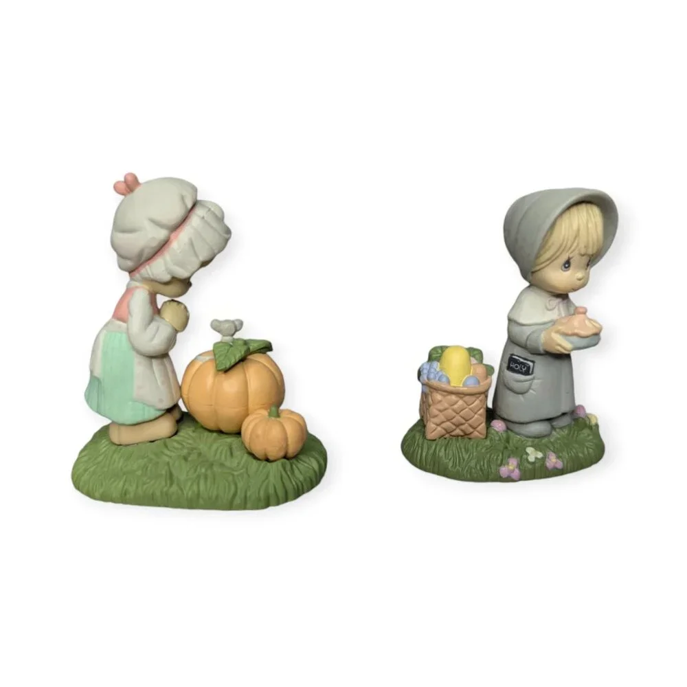 Vintage 1989 Enesco Precious Moments Autumn Figures 2.5